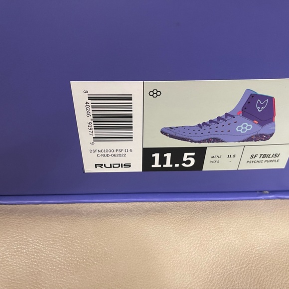 SF-TBILISI 2.0 YOUTH WRESTLING SHOES - PSYCHIC PURPLE. 11.5 MEN’S - Picture 7 of 9